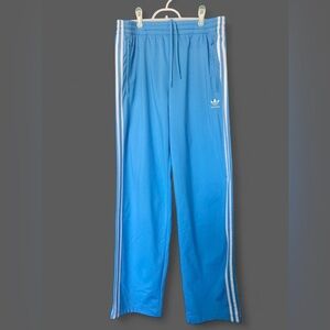 Adidas Adicolor Classics FIREBIRD Track Pants - Light Blue white stripes - Large